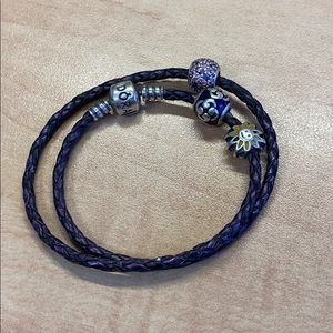 Loved Pandora Bracelet (purple)